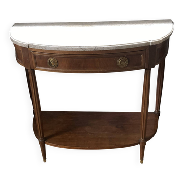 Console Louis XVI demi-moon
