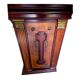 Large early 20th century inlaid wood bar counter - 410cm