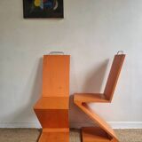 Wooden Zig Zag Chair