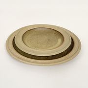 Vintage stoneware serving plates from the 70s