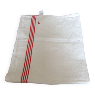 Old mixed-race tea towel