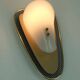 1950s sconce metal mesh and brass with white acrylic shades