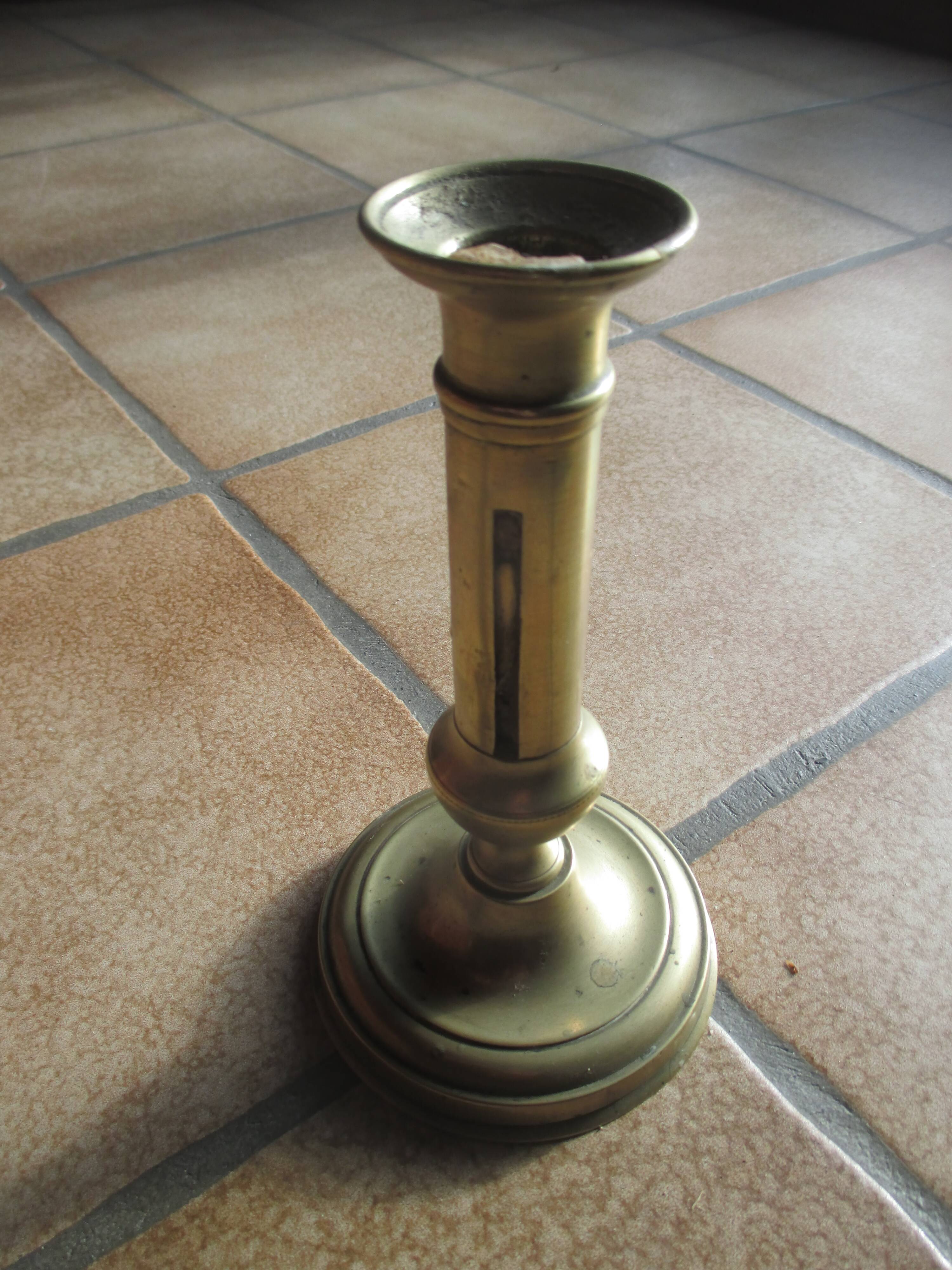 Brass candlestick