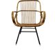 Vintage rattan armchair Rohé Noordwolde