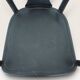 Curved black lacquered wooden armchair in Thonet style