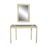 Ensemble Miroir & Console, signés Pierre Vandel – 1970