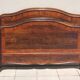 Solid walnut bed with very old walnut burl.
