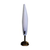 Lamp in gilded brass and perspex style 50 / 60