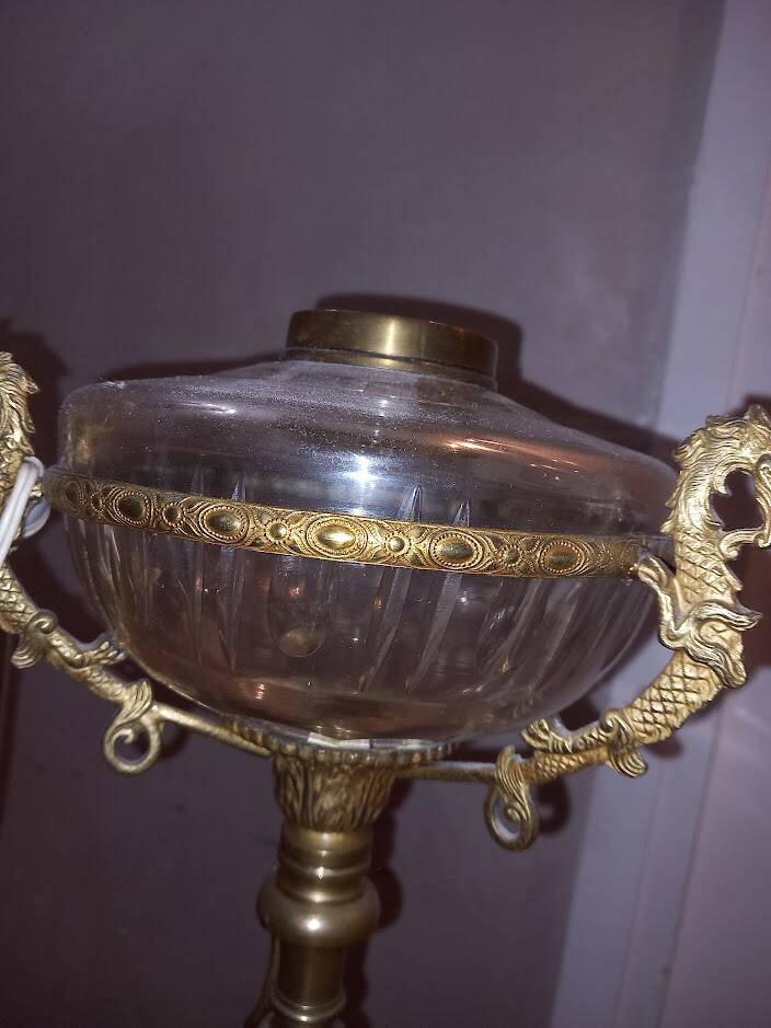 Napoleon III era smoking lamp
