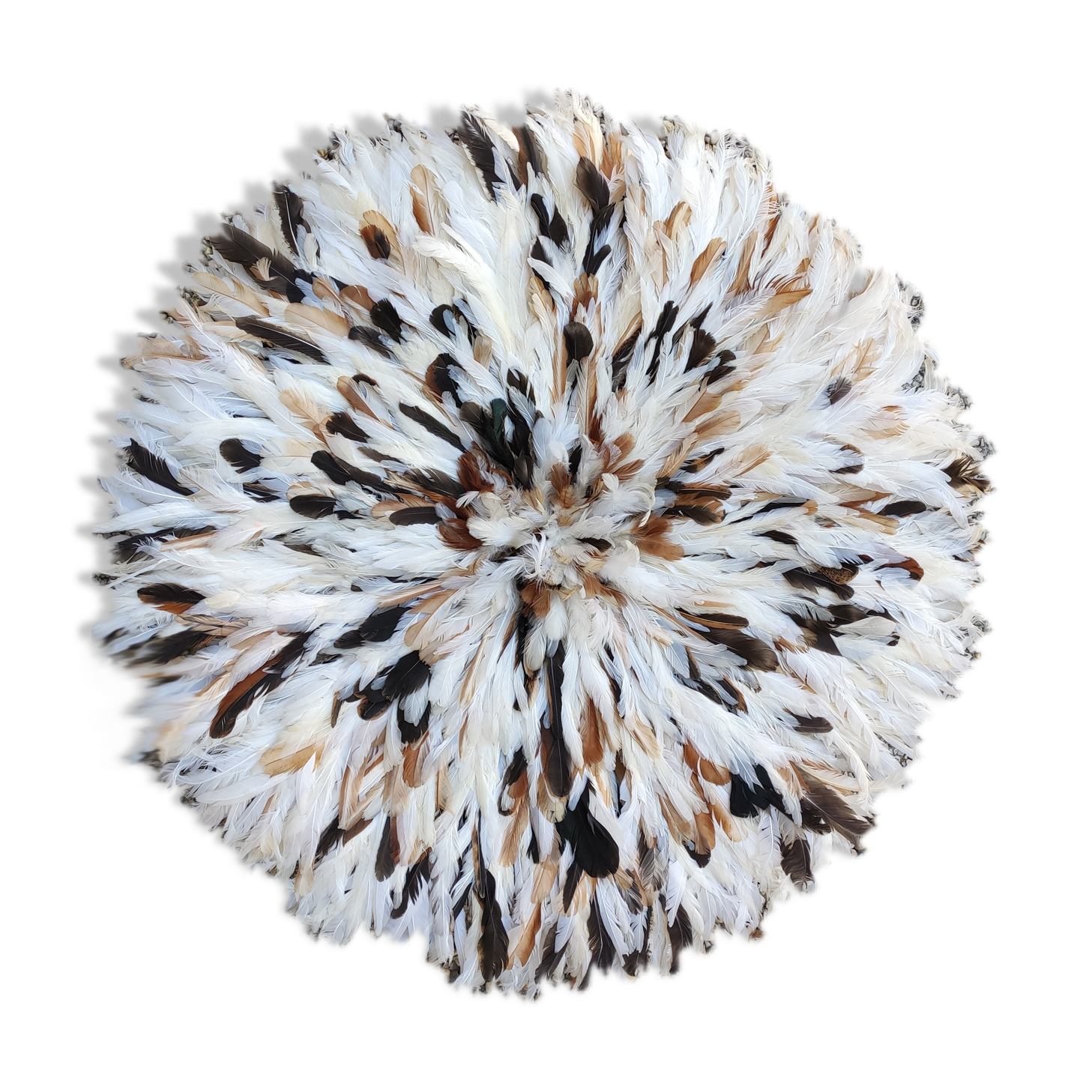 Juju hat natural white speckled 70cm