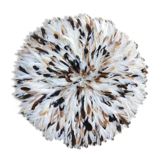 Juju hat natural white speckled 70cm