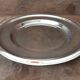 Vintage metal round plate