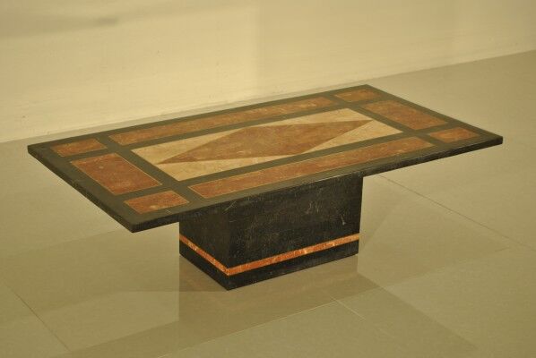Table low neoclassical Italian of the 1970s