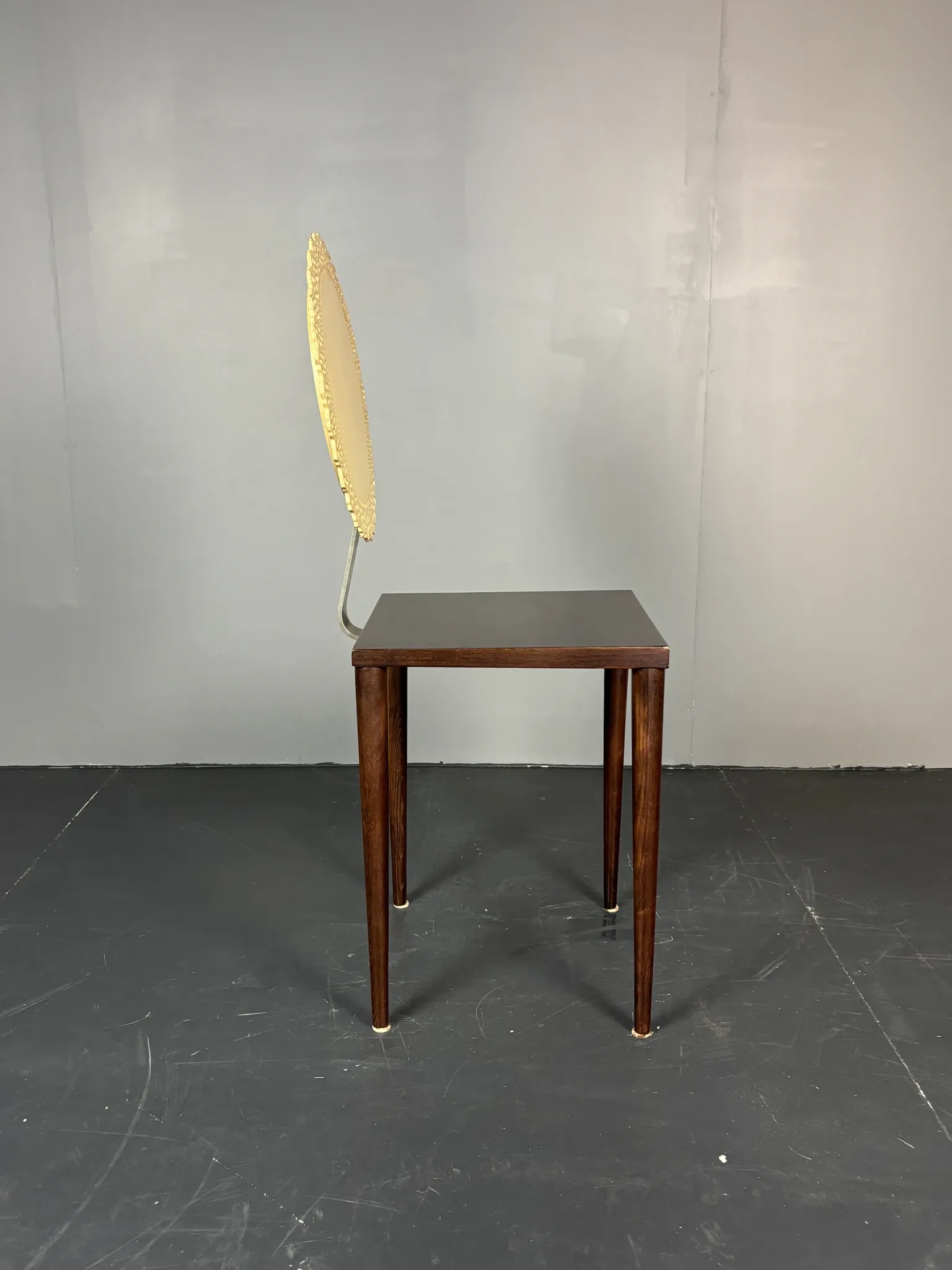 Sculptural Italian Tatlim side chair or dining chair, Marco Mencacci, 1990s