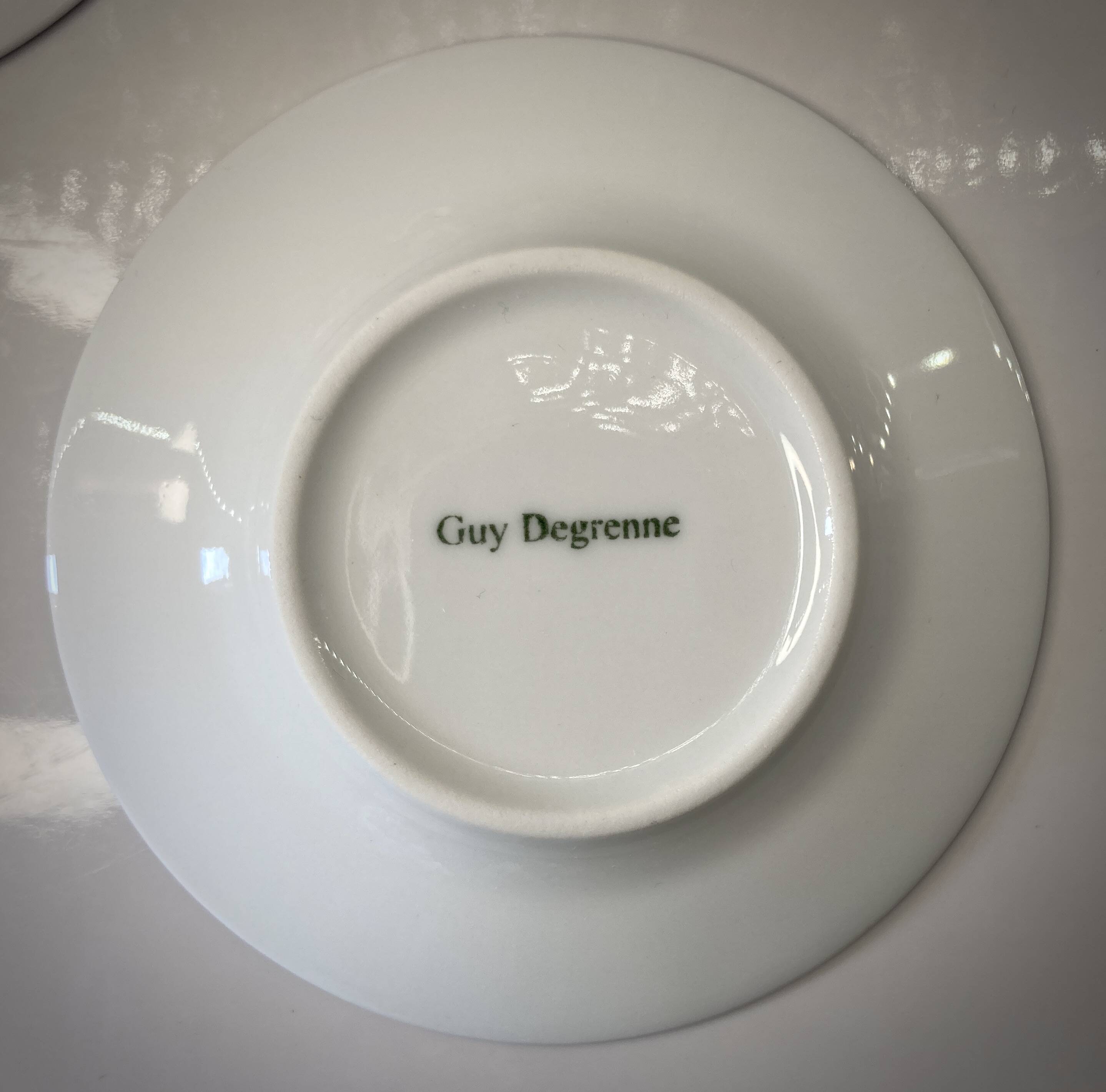 4 Espresso cups and saucers - Guy Degrenne