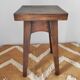 Vintage solid oak stool