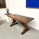 Table brutaliste en chêne du XIXème