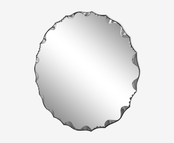 Miroir rond biseauté, 50 cm