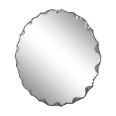 Miroir rond biseauté, 50 cm