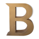 Old sign letter B