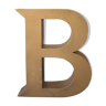 Old sign letter B