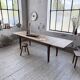 Solid oak farmhouse table with extensions (190-280cm) 1950