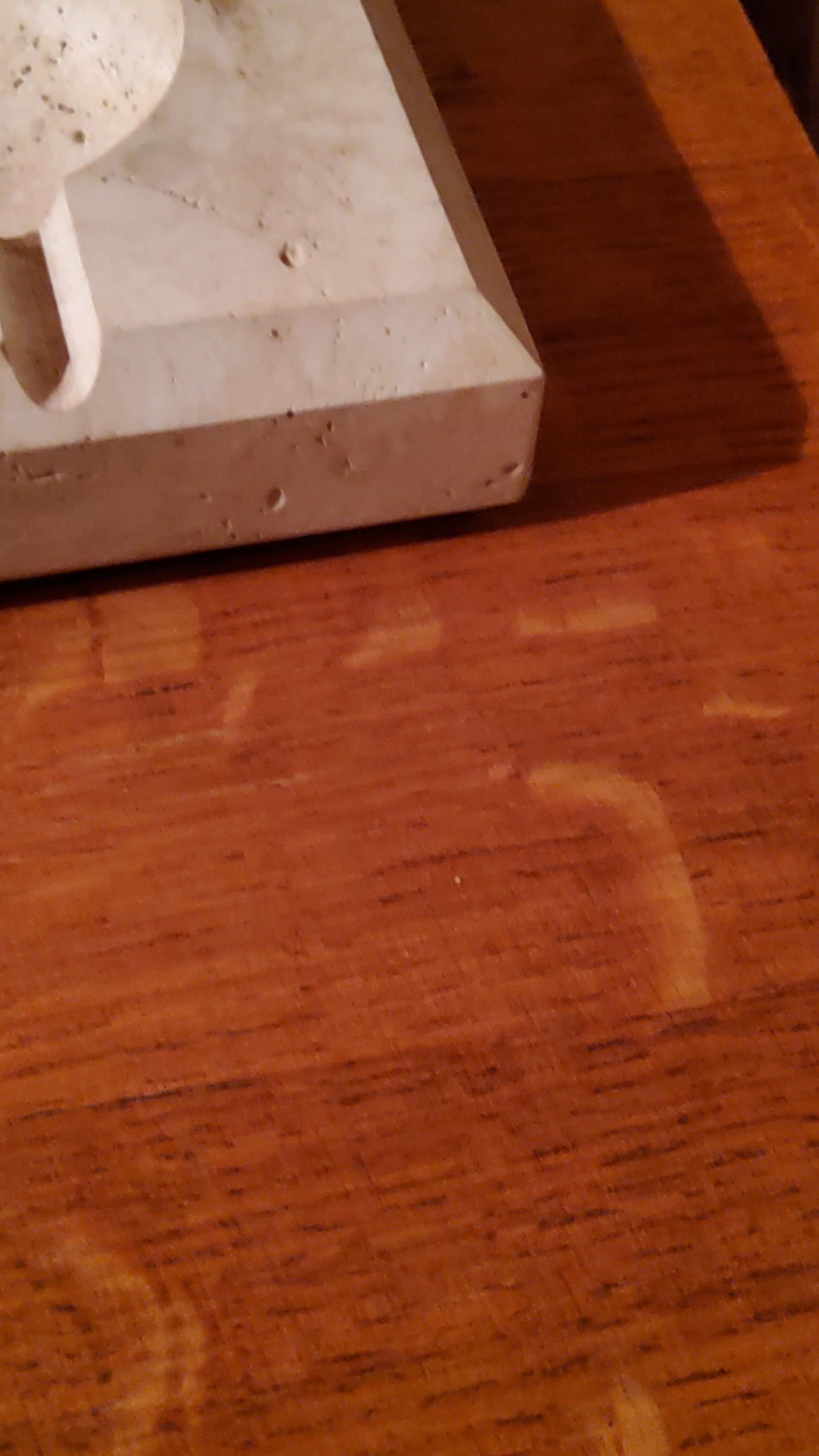 Travertine ashtray from the 70s