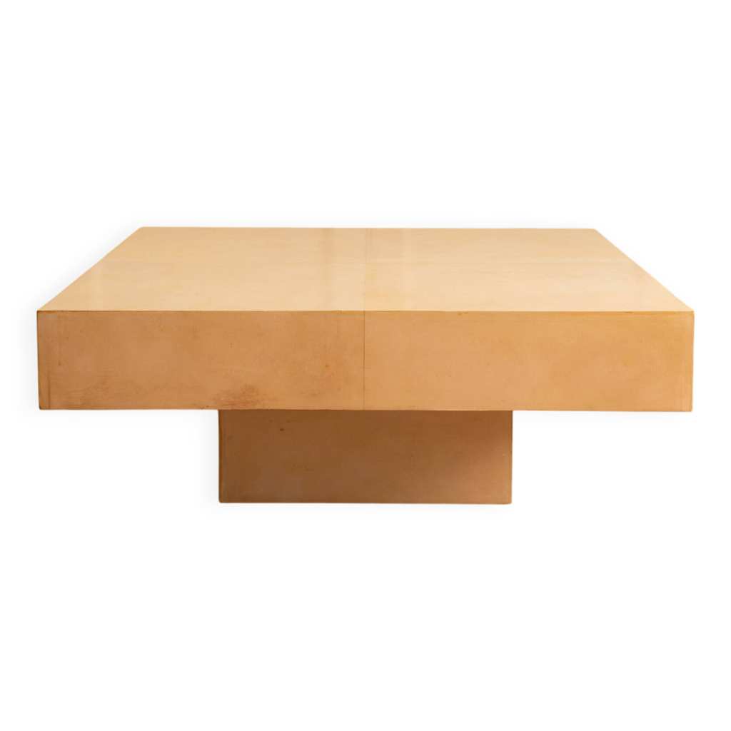 Table basse parchemin - 1970s | Selency