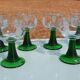 6 large engraved glasses Roemer Böckling Germany
