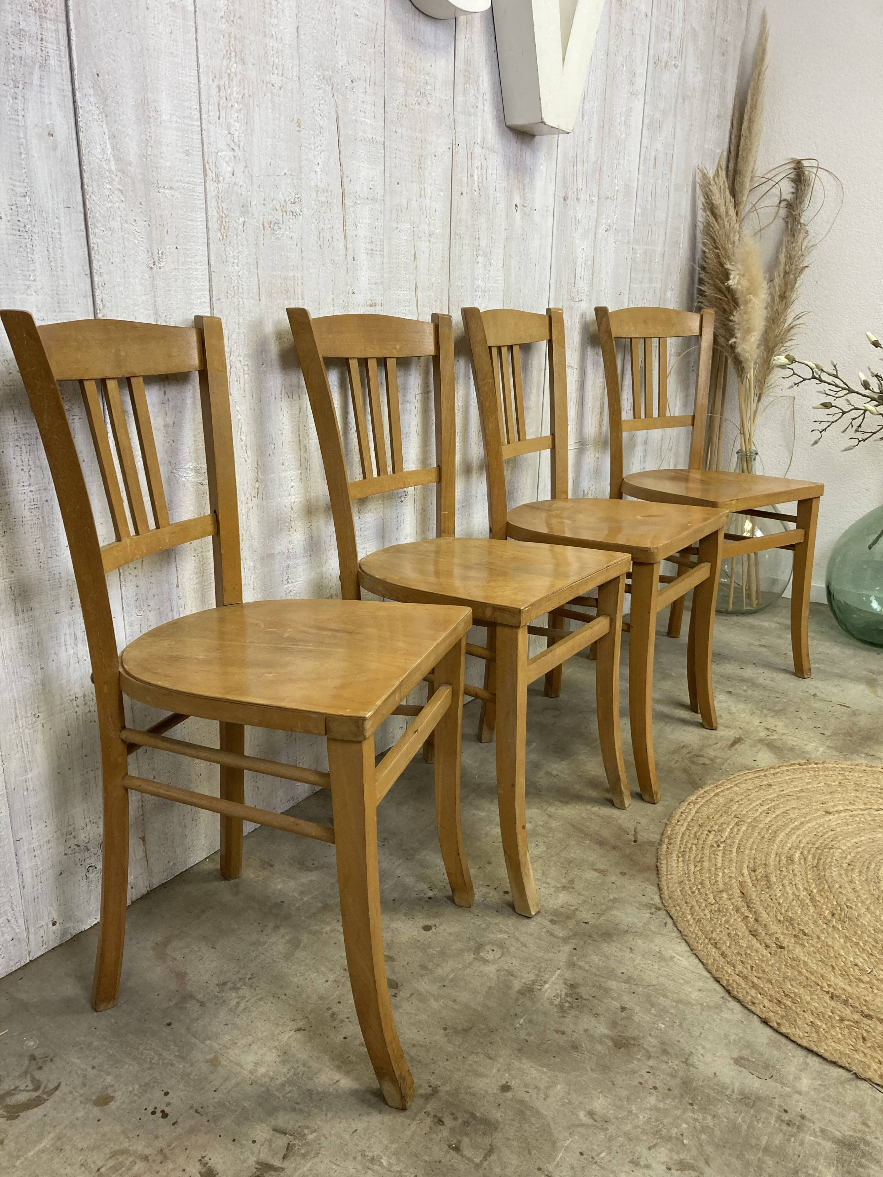 Set of 4 bistro chairs