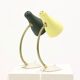 Set of 2 mid century desk lamps with metal shade, 1950