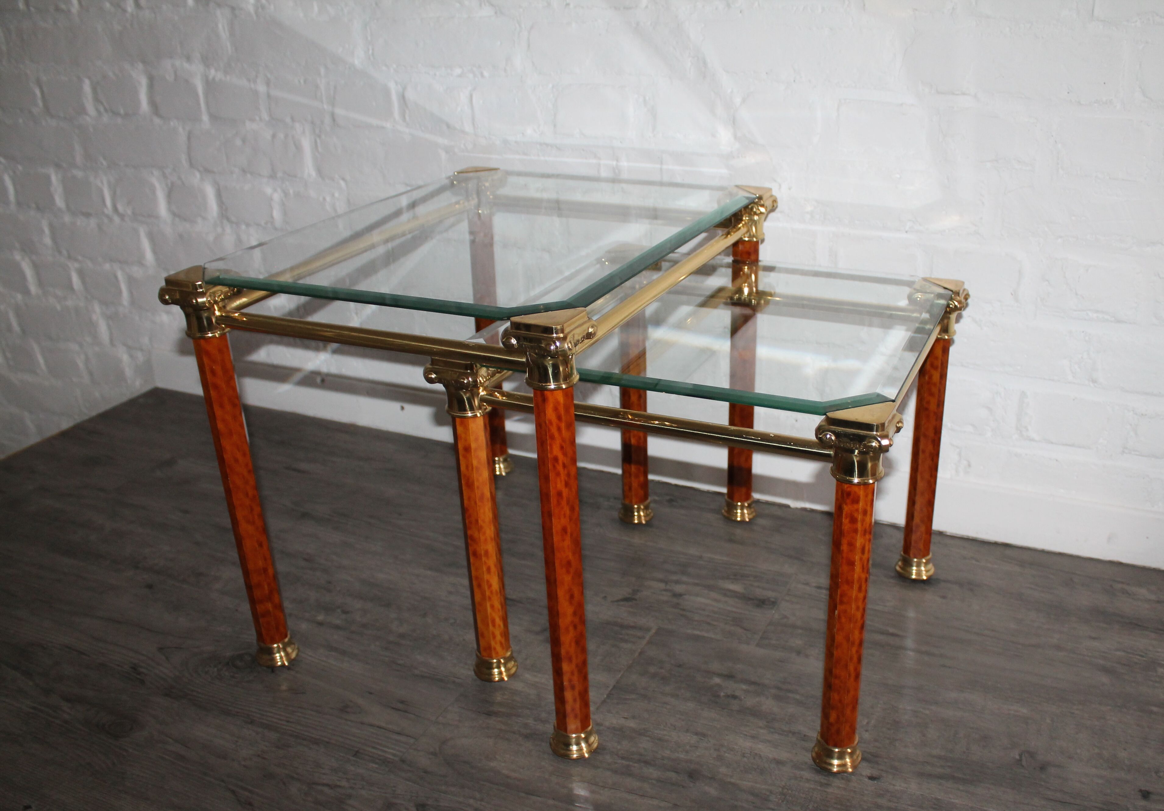 Verona brass tables made in Italy