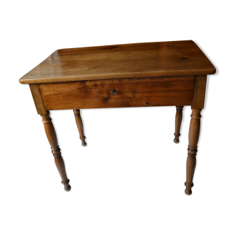 Early 20th century office writing desk louis Philippe solid walnut