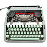 Typewriter Hermes baby green linden revised ribbon new