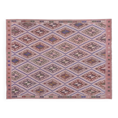 Vintage Turkish kilim, handwoven, 170x217 cm.