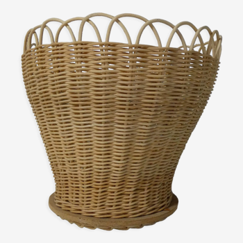 Rattan pot cover