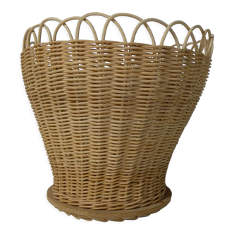 Rattan pot cover