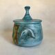Covered pot by Jean de Lespinasse, JdL, model 1, Nice around 1950/1960