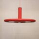 Pink Fog & Morup Optima vintage pendant lamp: Hans Due design, Denmark 1970