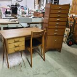 Bureau vintage pieds compas