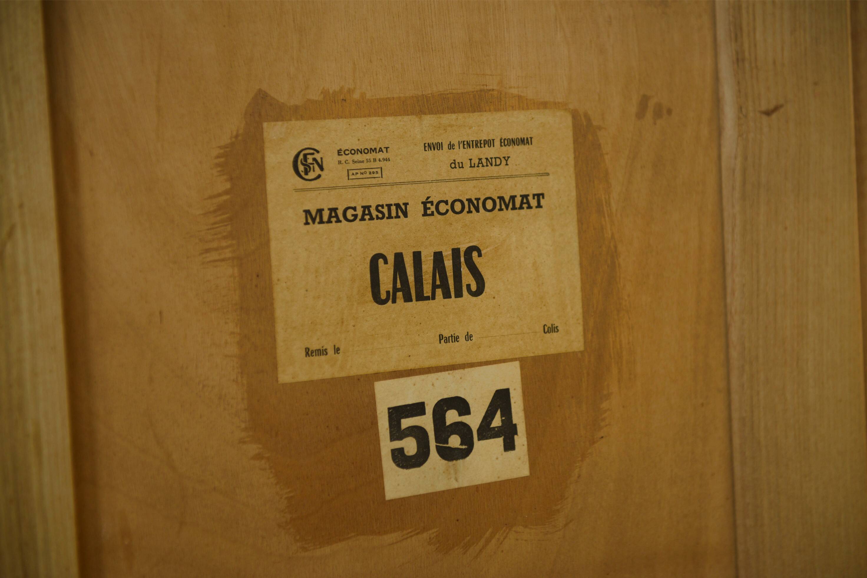 Brutalist oak wardrobe from the 1940s.