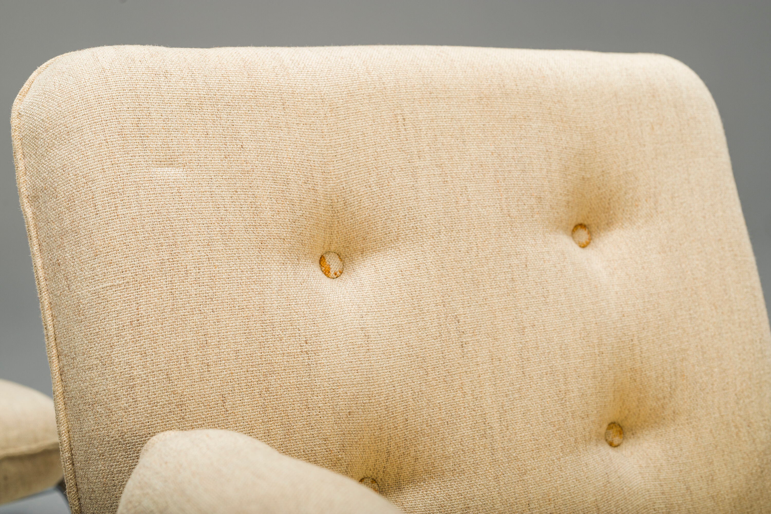 Three-Seater Borkum Sofa and Armchairs by Johan Bertil Häggström for Ikea, 1970s, Set of 2