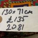 Small Vintage Turkish Kilim Rug 130x71 cm Wool Kelim