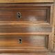 19th century walnut stepped desk