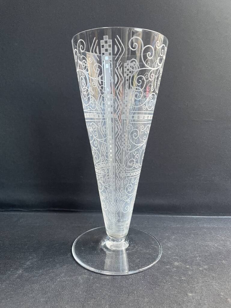 Baccarat Lido Vase – Stamped – Art Deco