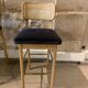 Red Edition gray cannage high stool
