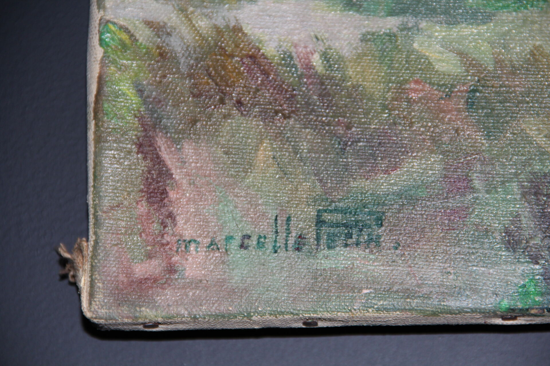 Country painting oil on canvas XX°