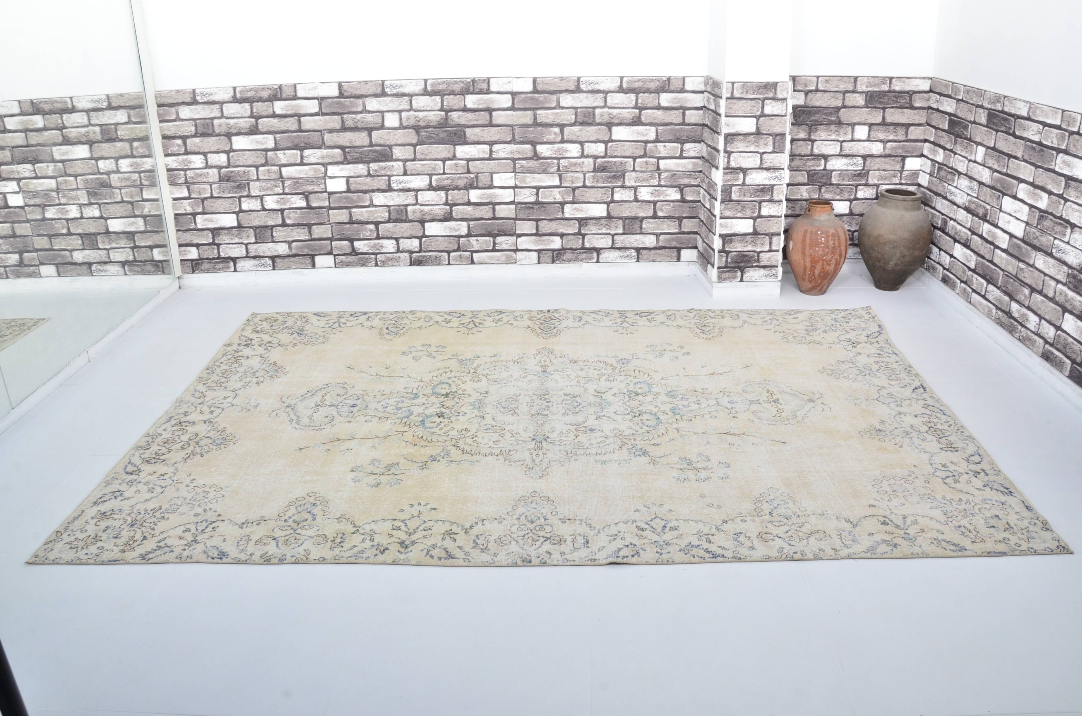 Turkish Oushak Handmade Carpet sku 3182