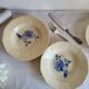 7 vintage deep plates in earthenware from Digoin Sarreguemines