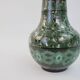 Large green earth-mixed ceramic vase by Jean Gerbino Vallauris